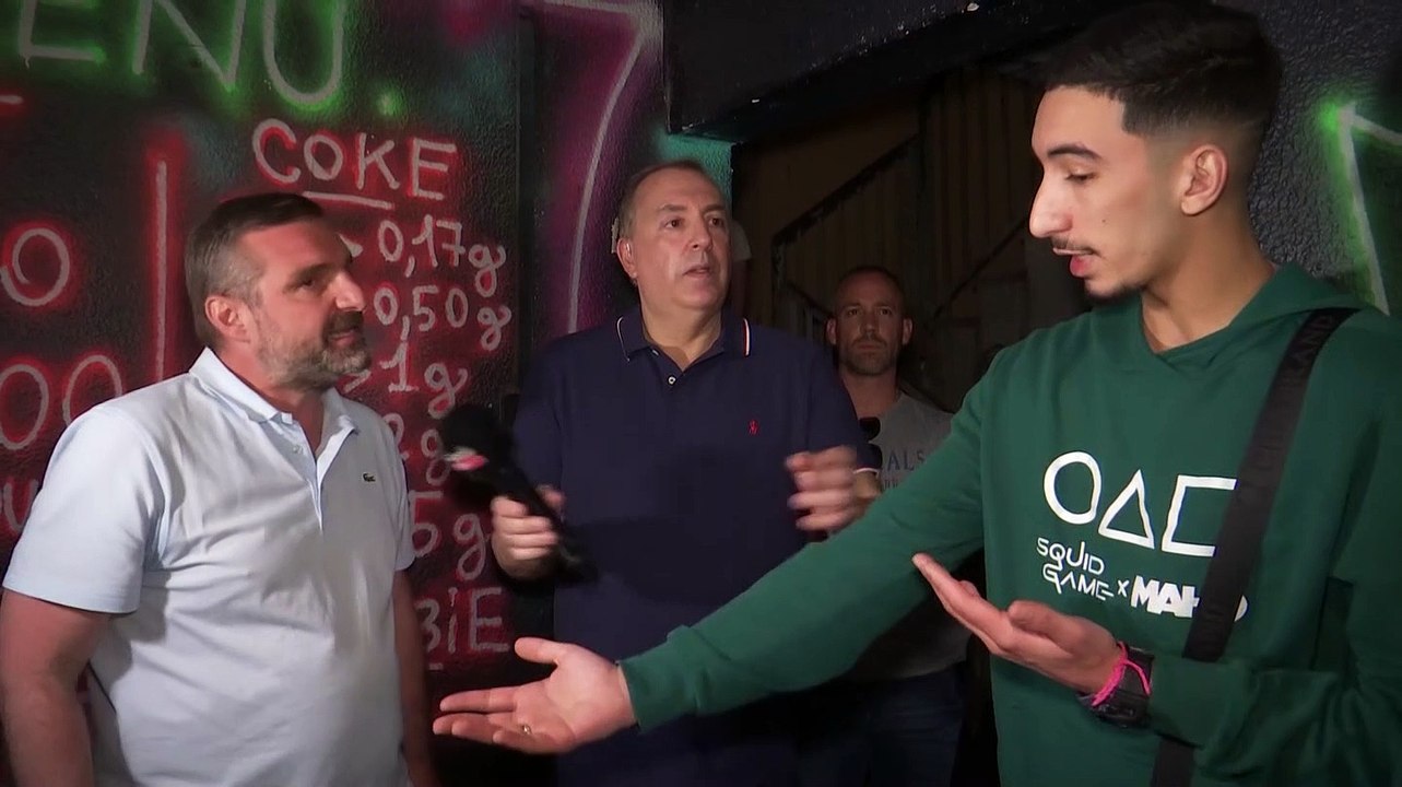 "Morandini Live" en direct de la cité Kalliste à Marseille - Regardez le face à face entre un jeune et un policier - VIDEO