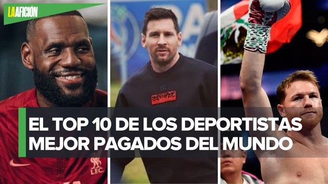 ¿Quiénes son los 10 deportistas mejor pagados del mundo?