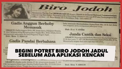Ikonik pada Masanya! Begini Potret Biro Jodoh Jadul Sebelum Ada Aplikasi Kencan, Publik: Dituntut Imajinatif