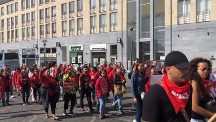 Environ 3500 manifestants dans les rues de Liège pour une amélioration du pouvoir d'achat