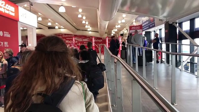 Huge queues at Leeds Bradford Airport as passengers face long waits to clear security