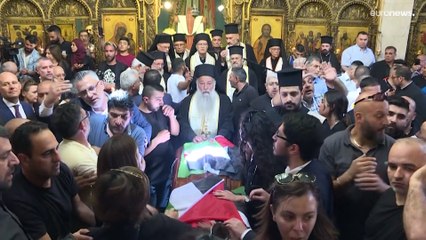 مباشر | مراسم تشييع ودفن الصحفية الفلسطينية شيرين أبو عاقلة في القدس الشرقية
