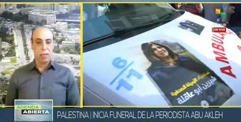 Palestina condena asesinato premeditado de la periodista Shireen Abu Akleh