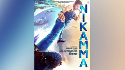 Nikamma motion poster Abhimanyu Dassanis massy avatar steal hearts