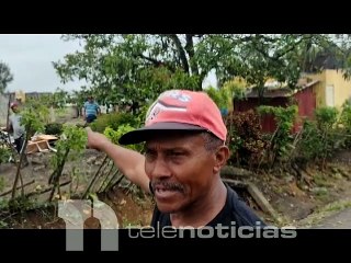 #NacionalesTN / Vientos de tornado y granizo dañan plantaciones en La Vega y zonas del Cibao