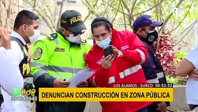 Surco: conflicto entre vecinos y municipio por entrega de área pública a constructora