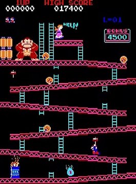 Donkey Kong online multiplayer - arcade