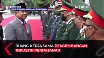 Bertemu Menhan Vietnam, Menhan Prabowo Disambut Upacara Militer Jajar Kehormatan