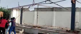 Ahmedabad  AMC Demolition: बिना मंजूरी के बनाए गए निर्माणों को ढहाया, video