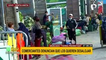 Comerciantes denuncian desalojo irregular del mercado Tierra Prometida en Santa Anita