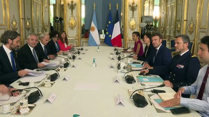 Fernández expresa a Macron "preocupación" de América Latina sobre guerra en Ucrania