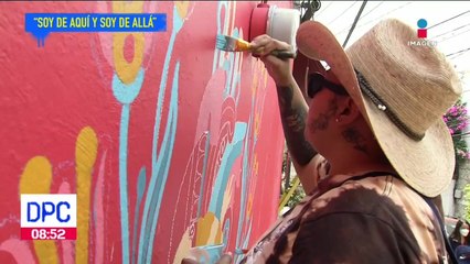 Artistas chicanas plasman su arte  en Coyoacán