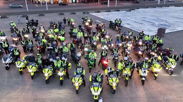 North West Blood Bikes Tenth Birthday at Blackpool Tower