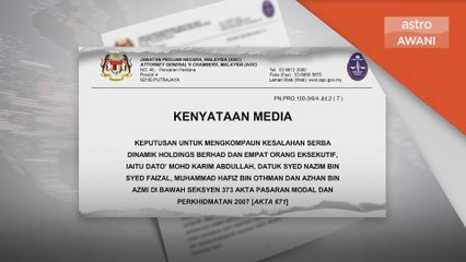 Mahkamah | Kompaun SDHB, empat pegawai sesuai, wajar -  Peguam Negara