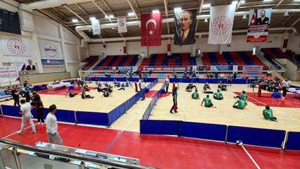 Oturarak Voleybol 1. Ligi 2. etap müsabakaları Karabük'te başladı