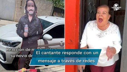 ¡Chulada! Se viraliza reacción de abuelita al recibir figura de su "novio", El Buki
