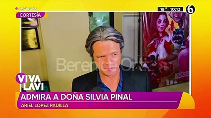 Ariel López Padilla externa su admiración a Silvia Pinal
