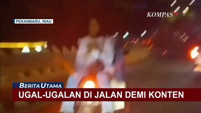 Dua Remaja Putri Mengaku Ugal-ugalan di Jalan Raya Demi Konten Medsos!