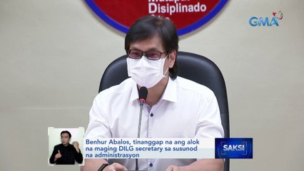 Benhur Abalos, tinanggap na ang alok na maging DILG secretary sa susunod na administrasyon | Saksi