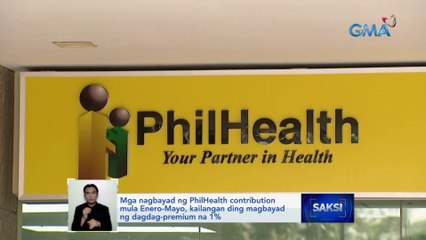 Mga nagbayad ng PhilHealth contribution mula Enero-Mayo, kailangan ding magbayad ng dagdag-premium na 1% | Saksi