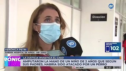Le amputaron la mano a un nene de dos años e investigan si sufre violencia familiar