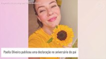 Reação de pai de Paolla Oliveira em vídeo com a atriz chama atenção de Diogo Nogueira