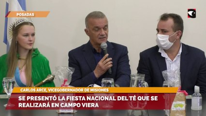 Se presentó la fiesta nacional del té que se realizará en Campo Viera