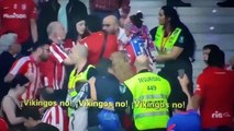 AFICIONADOS del ATLETICO MADRID Expulsan de las Gradas a un Padre y su Hijo del REAL MADRID