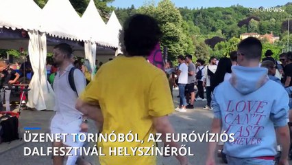 Üzenet Torinóból, az Euróvíziós Dalfesztivál helyszínéről
