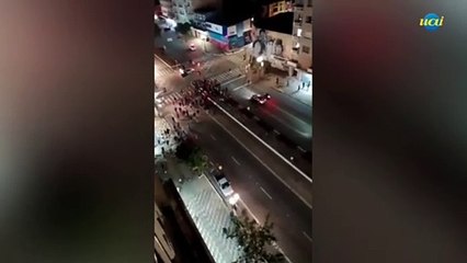 Momento em que homens disparam contra multidão na Cracolândia