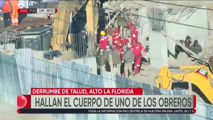 Recuperan el cuerpo sin vida del segundo obrero sepultado tras el desplome de una construcción en La Paz