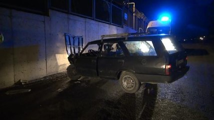 KIRIKKALE'DE OTOMOBİL FABRİKA DUVARINA ÇAPTI: 1 YARALI