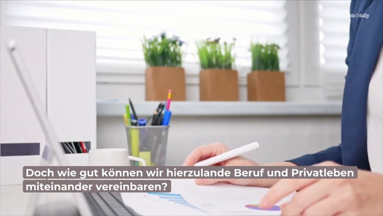 Work-Life-Balance: So steht Deutschland im Vergleich da