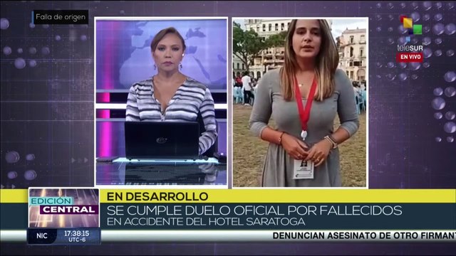 Cubanos realizan vigilia en memoria de víctimas del accidente en hotel Saratoga