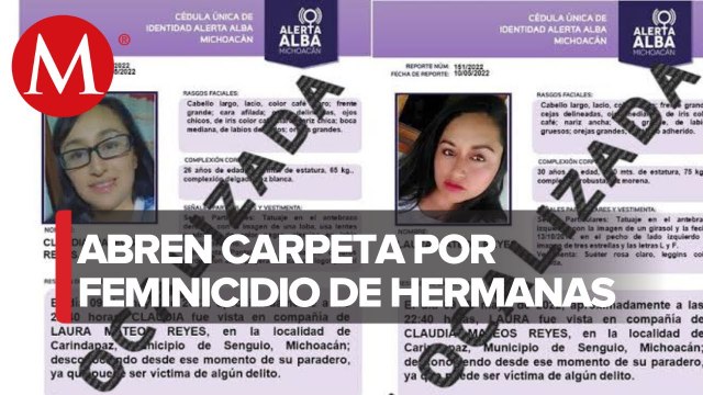 Encuentran muertas en Edomex a hermanas raptadas en Michoacán