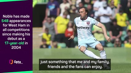 Noble eager to end West Ham career on a high