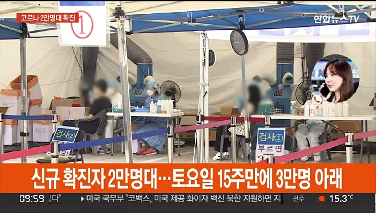 코로나19 신규 확진자 2만9,581명…토요일 15주만에 3만명 아래