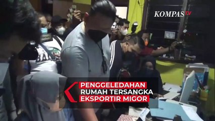 Detik-Detik Penggeledahan Rumah Tersangka Eksportir Miinyak Goreng di Surabaya