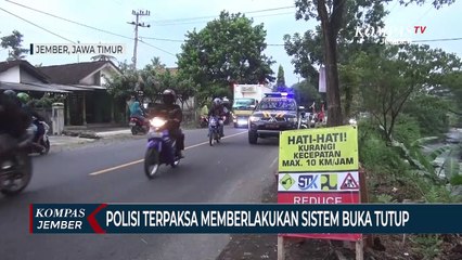 Jalan Penghubung Jawa dan Bali Longsor dan Retak