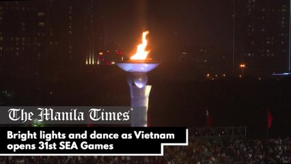 Bright lights and dance as Vietnam opens 31st SEA Games