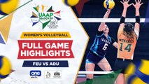 FEU vs Adamson highlights | UAAP Season 84 Women's Volleyball