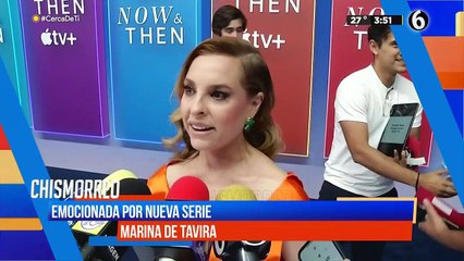 Marina De Tavira, emocionada por nueva serie