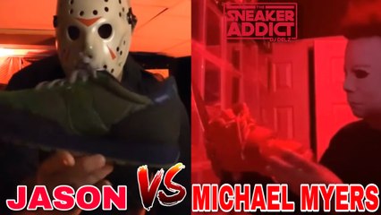 Jason VS Michael Myers Friday the 13th Horror Sneaker Battle