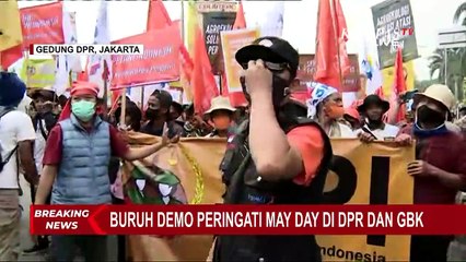 Hari Ini Buruh Gelar Demo May Day Fiesta 2022, Hindari Rute Ini Supaya Tak Terjebak Macet!