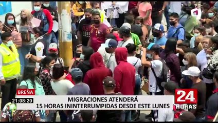Migraciones anuncia atención de 15 horas ininterrumpidas desde este lunes 16 de mayo