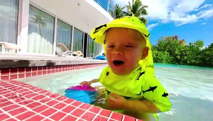 Roma and Diana - fun family trips with dad   Video compilation