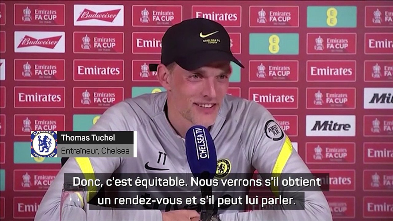 Thomas Tuchel ironise sur la situation de Romelu Lukaku : "On va voir si son agent obtient un rendez-vous avec le nouveau propriétaire"
