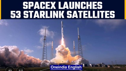 Musk's SpaceX launches rockets with 53 satellites for Starlink Constellation | OneIndia News