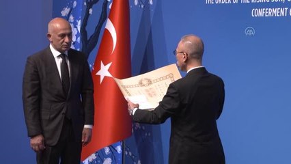Rönesans Holding Başkanı Ilıcak'a "Japonya'nın en yüksek devlet nişanı" takdim edildi