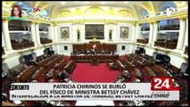 Patricia Chirinos pide disculpas por calificativos contra Betssy Chávez